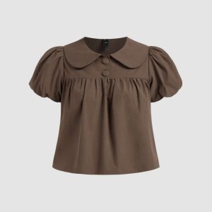 Blouse Cokelat